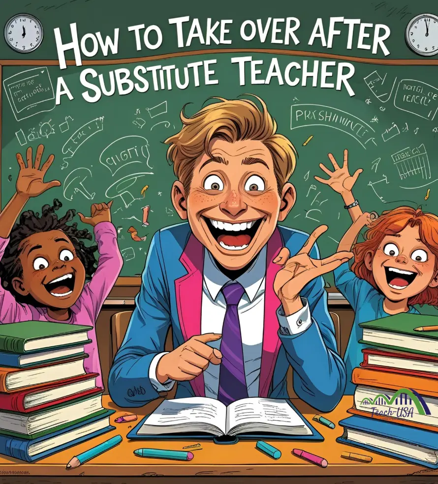 how to take over after substitute teacher